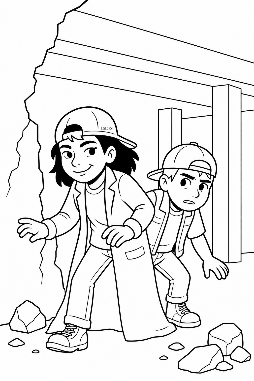 Sam Queen of the Gutter Rats and the Runt sneaking around the mall